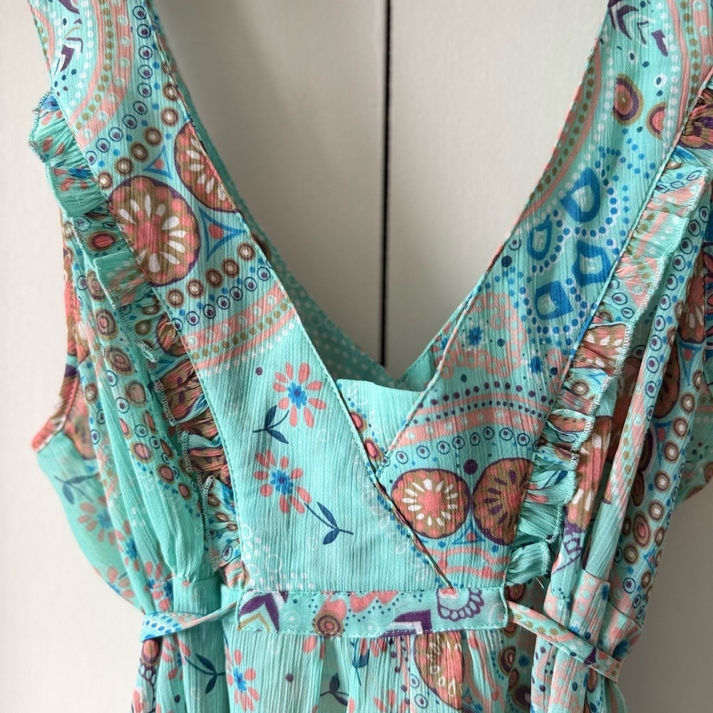 Vintage Glassons Y2K Tank Fairy Core Paisley Tie-Back Camisole - Picture 11 of 12
